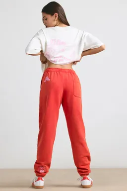 Joggers oversize petite rojo de Oh Polly en Pantalones para argentina