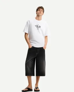 Remera manga corta estampada de Bershka en Remeras y Polos para argentina