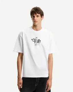 Remera manga corta estampada de Bershka en Remeras y Polos para argentina