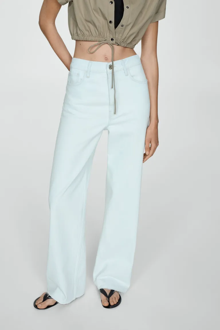 Jeans wideleg tiro alto de Mango en Pantalones para argentina