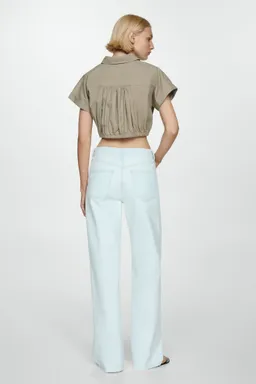 Jeans wideleg tiro alto de Mango en Pantalones para argentina