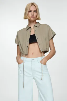 Jeans wideleg tiro alto de Mango en Pantalones para argentina