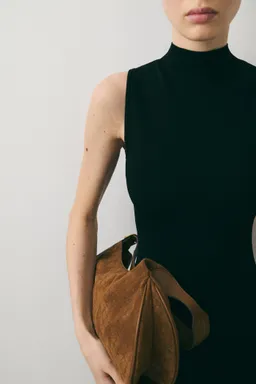 Bolso hombro serraje logo de Mango en Bolsos y Carteras para argentina