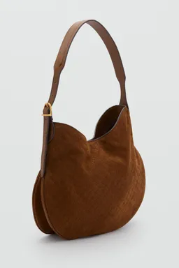 Bolso hombro serraje logo de Mango en Bolsos y Carteras para argentina