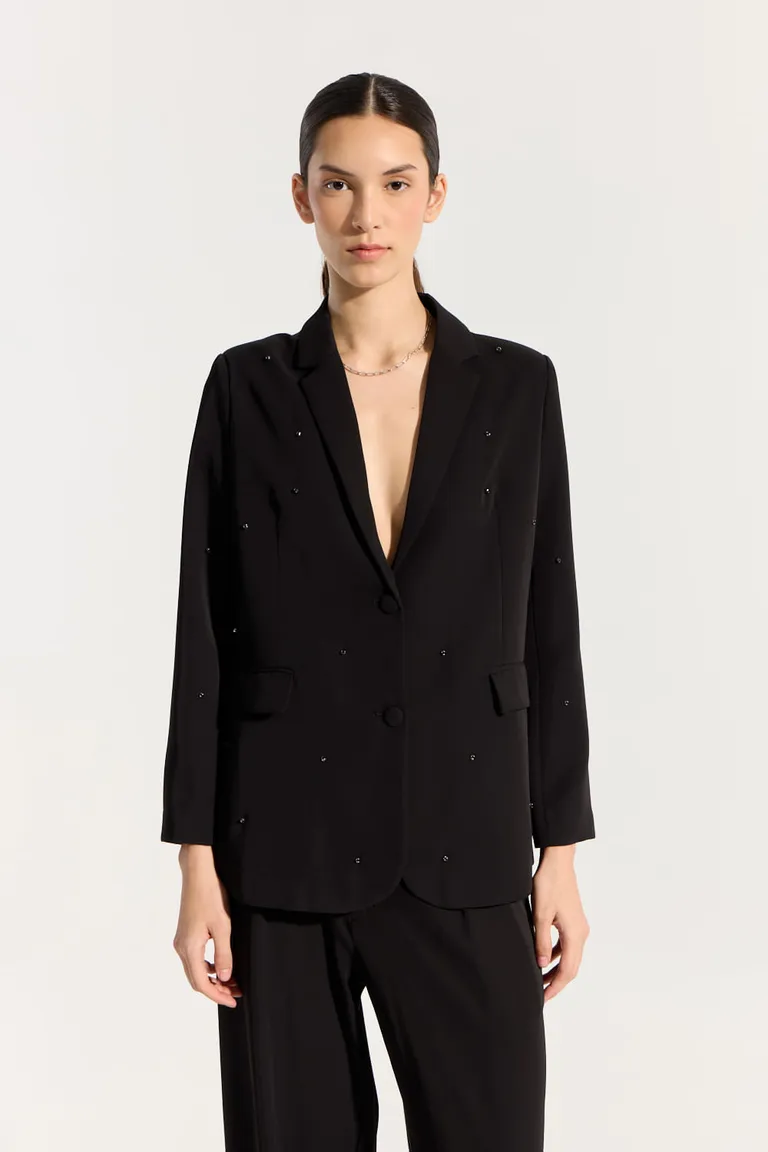 Blazer de noche con bordado de piedras para un look elegante y de fiesta de Portsaid en Blazers para argentina