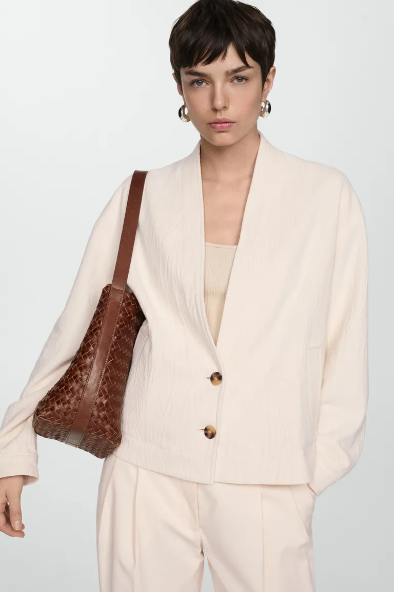 Chaqueta algodón cuello de Mango en Chaquetas para argentina