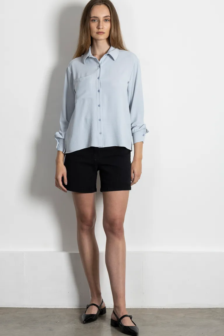 Camisa de manga larga con detalles en espalda y puños para mujer de Kill en Camisas para argentina