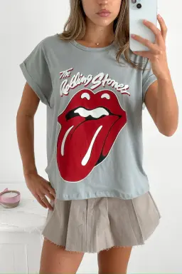 Remera estampada Rolling Stones de Benka en Remeras para argentina