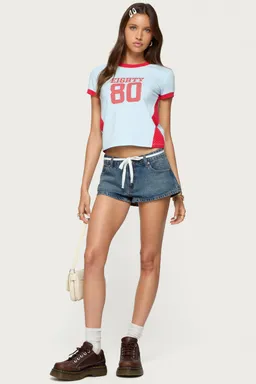 Remera eighty lunares contraste de Edikted en Remeras para argentina