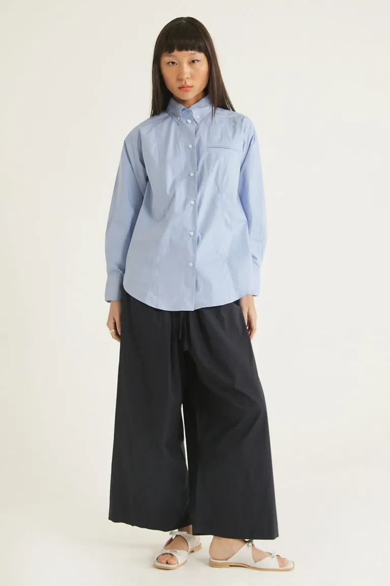 Camisa de poplín de corte amplio con recortes y estructura de Las Pepas en Camisas para argentina