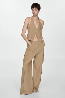Top halter con bolsillo de Mango en Tops para argentina