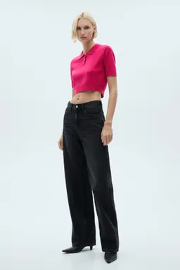 Polo punto crop de Mango en Tops para argentina