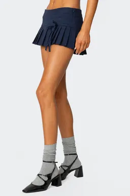Mini faldashort plisada con lazo de Edikted en Faldas para argentina