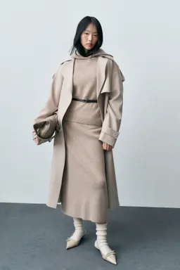 Falda midi mezcla lana de Mango en Faldas para argentina