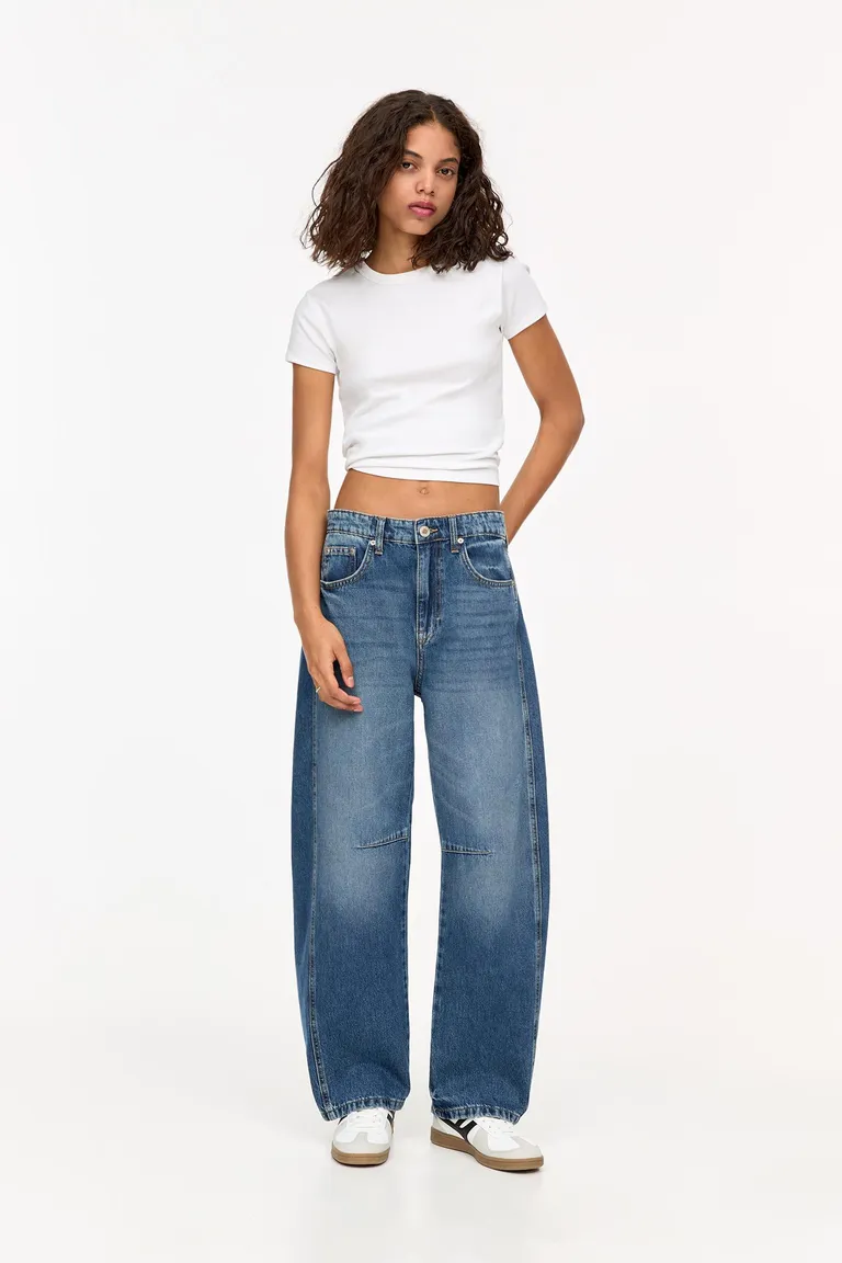 Jeans barrel de Pull&Bear en Pantalones para argentina
