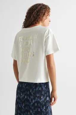 Remera estampada con mensaje de Mango Teen en Remeras para argentina