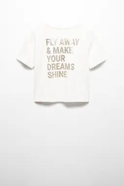 Remera estampada con mensaje de Mango Teen en Remeras para argentina