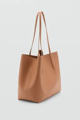 Bolso shopper efecto abatanado de Mango en Bolsos y Carteras para argentina