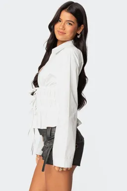 Top sharon con lazos de Edikted en Blusas para argentina