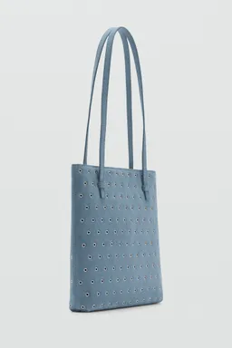 Bolso hombro piel troquelado de Mango en Bolsos y Carteras para argentina