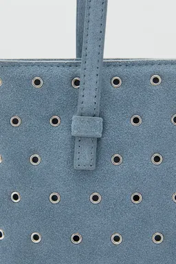 Bolso hombro piel troquelado de Mango en Bolsos y Carteras para argentina