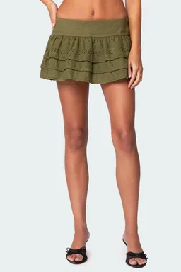 Mini falda short con volados de Edikted en Faldas para argentina