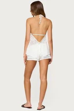 Shorts texturizados florales arlie de Edikted en Shorts para argentina
