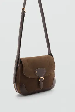 Bolso cuero hebilla de Mango en Bolsos y Carteras para argentina