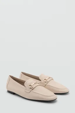 Mocasines cuero con hebilla de Mango en Mocasines para argentina