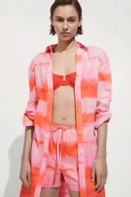Shorts estampados cintura elástica de Mango en Shorts para argentina