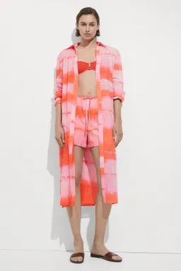 Shorts estampados cintura elástica de Mango en Shorts para argentina