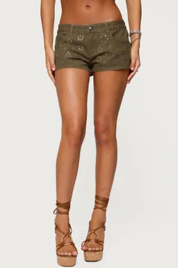 Micro shorts con tachas eartha de Edikted en Shorts para argentina