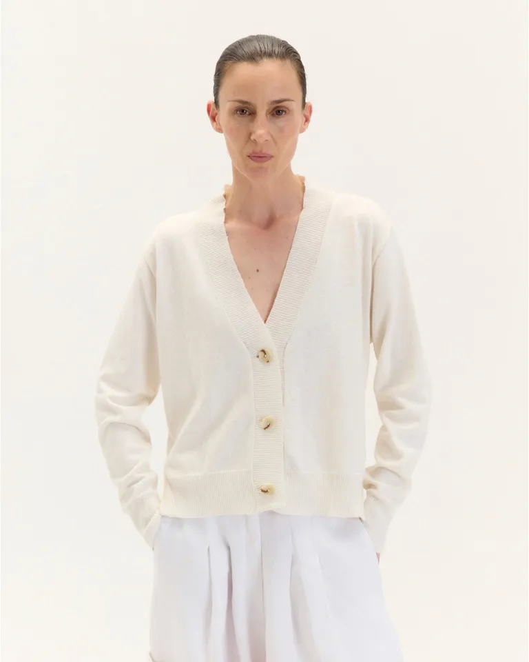 Cardigan de Algodón Bren con Corte Holgado y Sisa Caída de Blue Sheep en Buzos y Sweaters para argentina