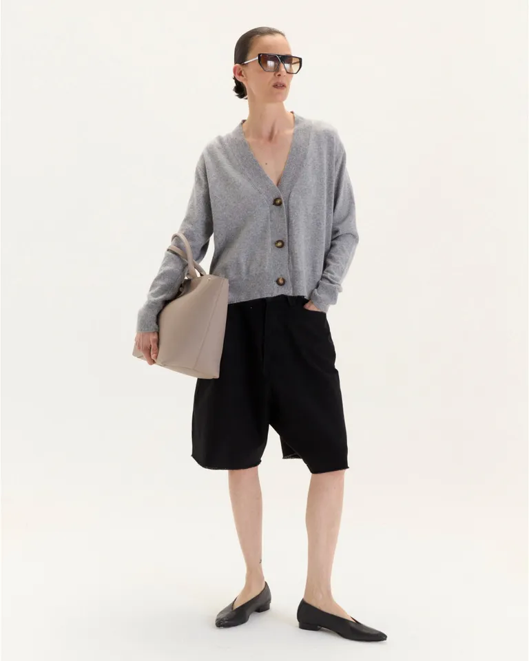 Cardigan de Algodón Bren con Corte Holgado y Sisa Caída de Blue Sheep en Buzos y Sweaters para argentina