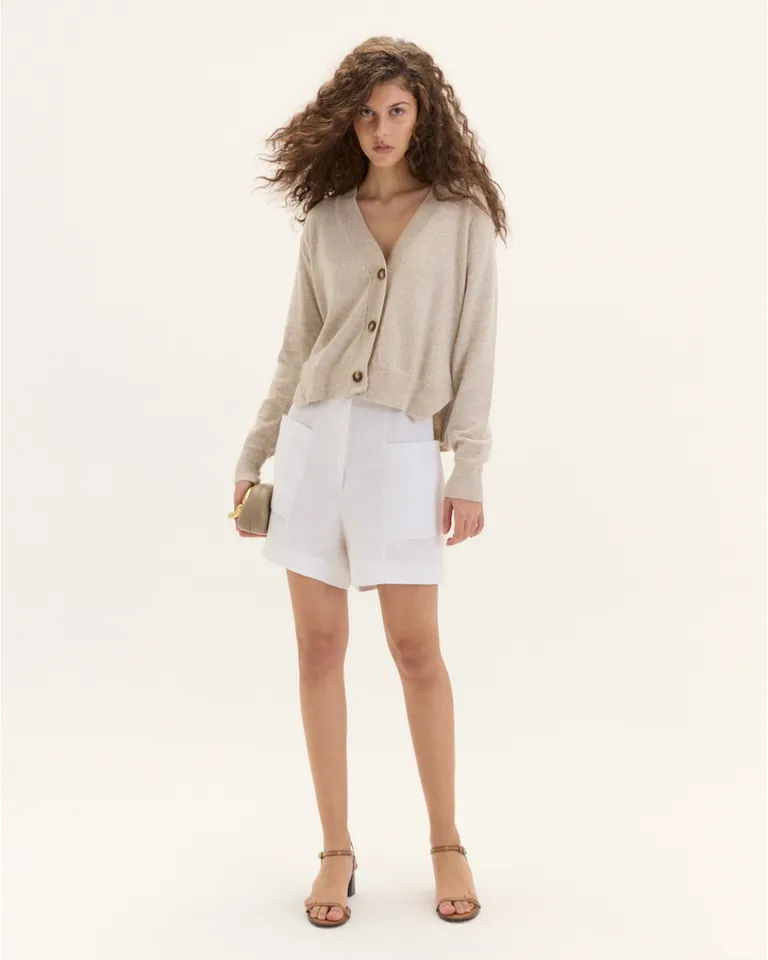 Cardigan de Algodón Bren con Corte Holgado y Sisa Caída de Blue Sheep en Buzos y Sweaters para argentina