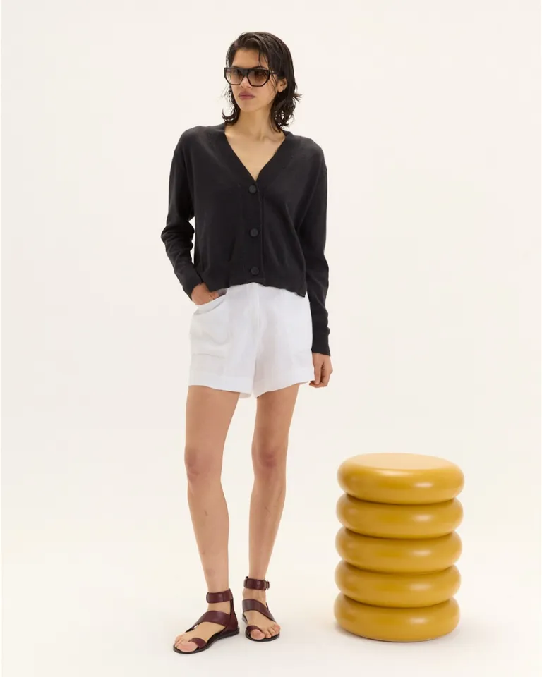 Cardigan de Algodón Bren con Corte Holgado y Sisa Caída de Blue Sheep en Buzos y Sweaters para argentina