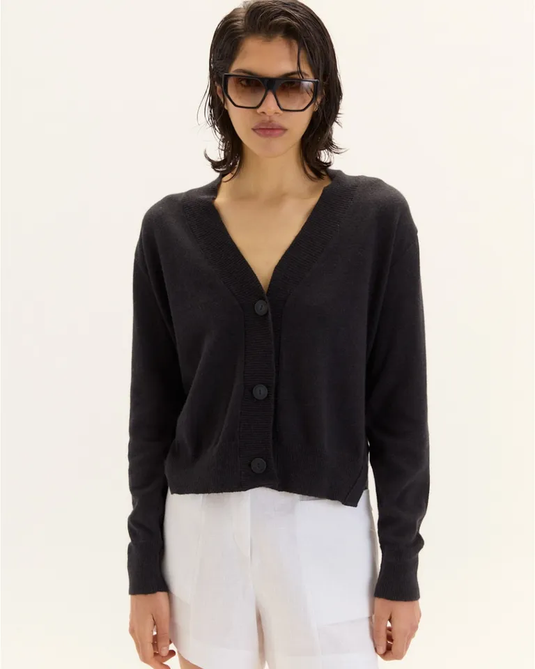 Cardigan de Algodón Bren con Corte Holgado y Sisa Caída de Blue Sheep en Buzos y Sweaters para argentina