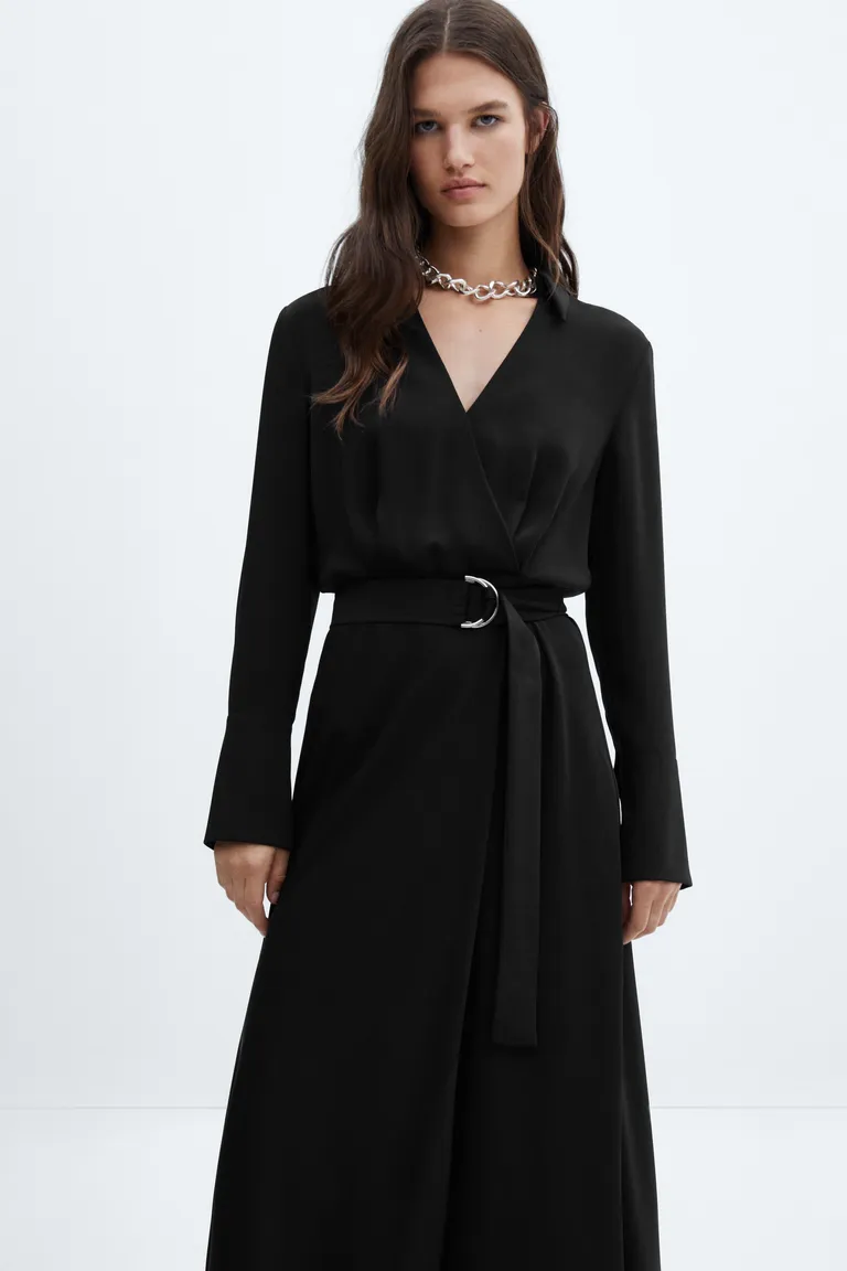 Vestido fluido con hebilla de Mango en Vestidos para argentina