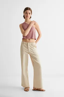 Top canalé con lúrex de Mango Teen en Tops para argentina