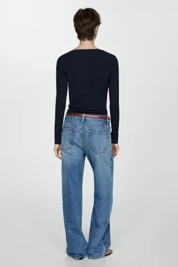 Remera lyocell botonada de Mango en Remeras para argentina