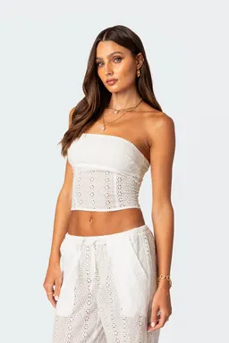 Corset algodón lemon lacey de Edikted en Tops para argentina