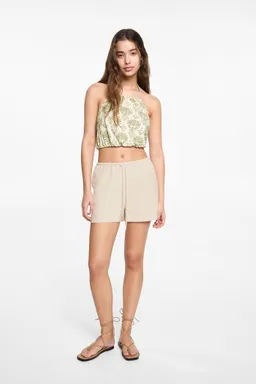 Top crop estampado de Mango Teen en Tops para argentina