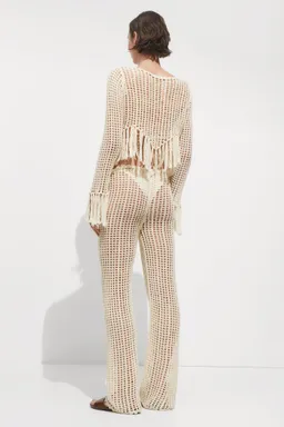 Pantalón punto calado de Mango en Pantalones para argentina