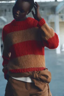 Sweater rayas punto grueso de Mango en Buzos y Sweaters para argentina