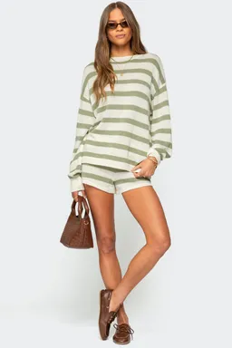 Sweater rayado oversized amaris de Edikted en Buzos y Sweaters para argentina