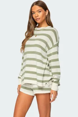Sweater rayado oversized amaris de Edikted en Buzos y Sweaters para argentina
