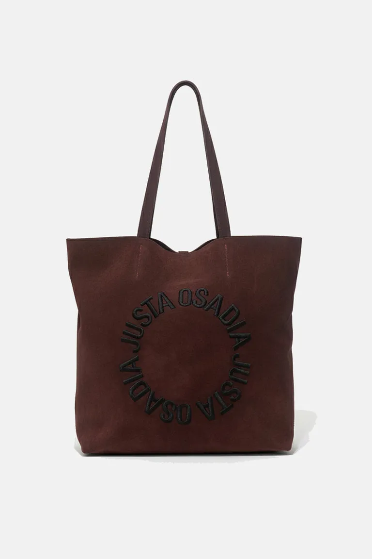 Cartera de cuero marrón de diseño personalizado con compartimientos internos de Justaosadia en Bolsos y Carteras para argentina