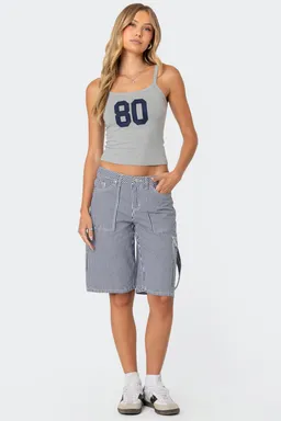 Short cargo rayado friday de Edikted en Shorts para argentina