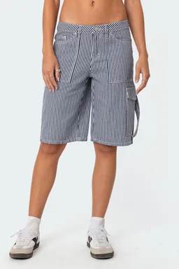 Short cargo rayado friday de Edikted en Shorts para argentina
