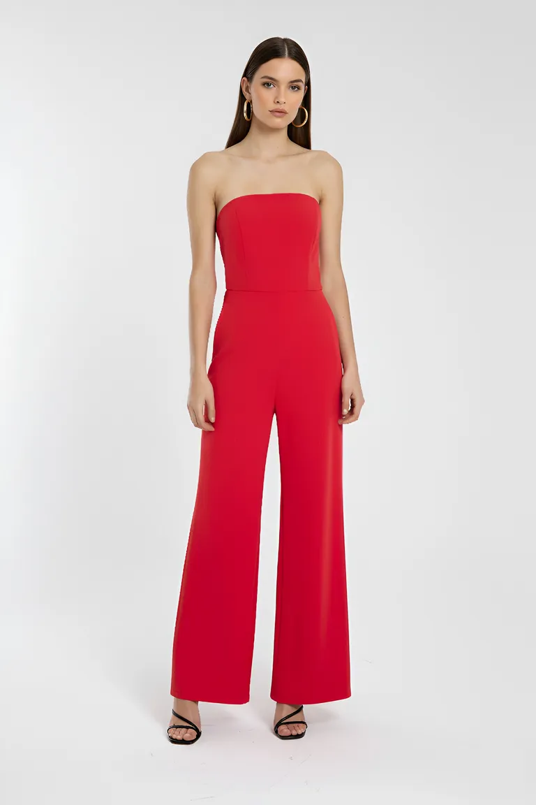 Mono Rojo Prudence: Prenda Versátil y de Alta Calidad para un Estilo Impecable de Naíma en Monos para argentina